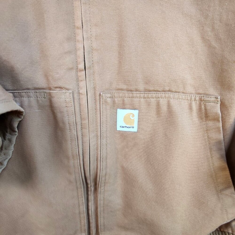 Carhartt Men's Tan Quilted Lined Jacket Size 5X - Picture 3 of 8